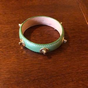 Coach leather bracelet